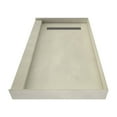 thumbnail image 5 of Tile Redi RT4260L-PVC-BN3 Redi Trench 42" X 60" Rectangular Shower Base - Nickel, 5 of 6
