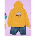 thumbnail image 3 of One More Row Sleeping Koala Hoodie Juniors -Image by Shutterstock,  x-Large, 3 of 4