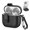 Black, variant on Allytechgroup AirPods Pro 3 Case, Stand for Cell Phone Premium PU Leather Lock Button Cover with Keychain Anti-Scratch Dustproof Wireless Charging Case for Apple Airpods Pro 3rd Gen 2025, Darkblue