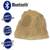 Theater Solutions B42S Fully Wireless 60 Watt Rechargeable Battery Bluetooth Rock Speaker Sandstone Link Up To 99 Speakers Wirelessly