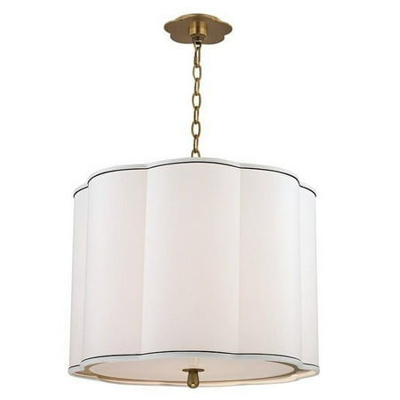 

Four Light Pendant-Aged Brass Finish Bailey Street Home 116-Bel-1096858