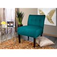 thumbnail image 2 of MJL Furniure Designs MJL Furniture Samantha Largo Button Tufted Accent Chair Blue, 2 of 5