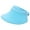 Blue, variant on Unisex Summer Sun Visor for Child Wide Brim Beach Hat UV Protection Casual Cap Sun Hat Sport Visor