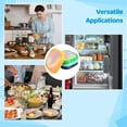thumbnail image 4 of 4 Recipientes de Silicona para Almacenar Alimentos, Cajas Bento Herméticas para Frutas, Verduras y Comidas, 4 Colores., 4 of 5