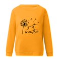 thumbnail image 2 of Neewe Women's Oversized Sweatshirt Crewneck Long Sleeve Casual Loose Pullover Tops, 2 of 7