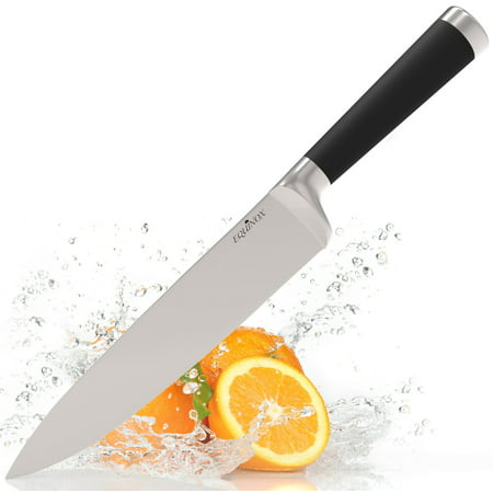 Equinox Professional Chef's Knife - 8 inch Full Tang Blade - 100% German Steel with Protective