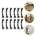 thumbnail image 6 of Eease 12 Pcs Rustic Metal Bow Door Handles for Cabinets and Closets (Black), 6 of 6