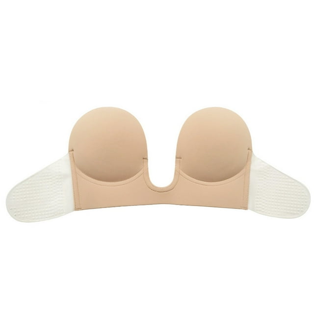 Clearance Sale 2025 Intimates Women Sticky Bra Strapless Backless Bra Self Adhesive Bra Invisible Push up Bra