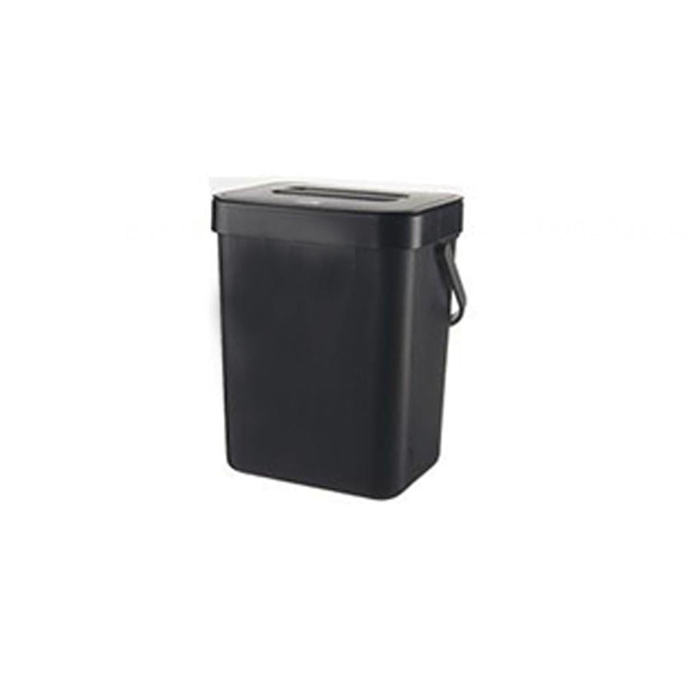 Hanging Trash Can with Lid Household Creative Plastic Trash Garbage Can
