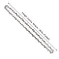 thumbnail image 3 of HURRISE Chain Saw Chain,Woodworking Chainsaw Chain Saw Chain Blade Accessory 3/8 058 68DL,Steel Chainsaw Chain, 3 of 7