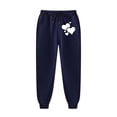 thumbnail image 3 of Busydd Two Piece Sets for Women Fall Casual Heart Print Sweatsuits Loose Oversized Hoodies and Drawstring Sweatpants with Pockets Fashion Travel Vacation Outfits for Women, 3 of 4