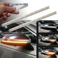 thumbnail image 2 of WEISIPU Luces LED de espejo retrovisor para Coche Tira Luz LED de señales de  Amaril, 2 of 5