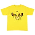 thumbnail image 1 of Disney The Lion King Boy's Simba Big Face Graphic T-Shirt, SM 6/7, 1 of 1