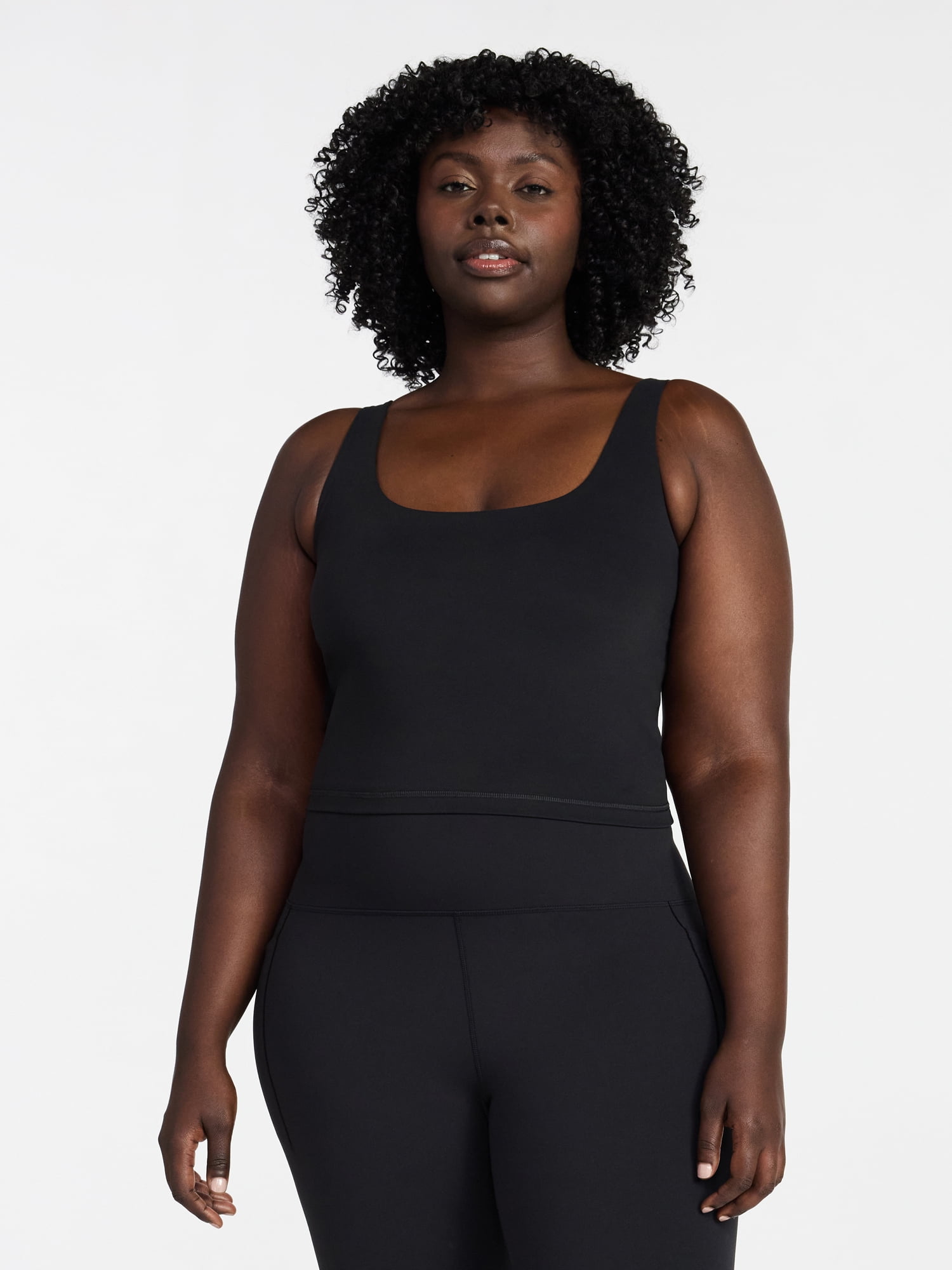 Avia Women's and Women's Plus SoftSculpt Longline Sports Bra, Sizes XS-4X