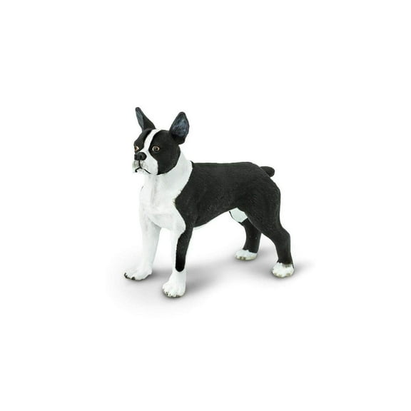 Safari Ltd. Boston Terrier Figurine - Lifelike 2.5" Model Figure - Educational Toy for Boys, Girls, and Kids Ages 3 