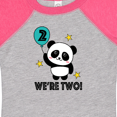 thumbnail image 4 of Inktastic Twins 2nd Birthday Panda Boys or Girls Baby Bodysuit, 4 of 5