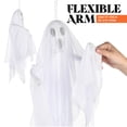 thumbnail image 5 of Prextex Halloween Fabric Ghost. 6 Pcs Halloween Hanging Spooky Ghost Props for Indoor/Outdoor Decorations, 5 of 7