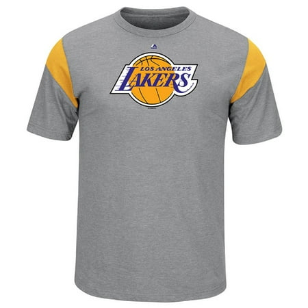 Hardwood Classics Vintage Tee - Los Angeles Lakers Gray Killer Instinct Hardwood Classics T-Shirt (L)