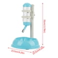 thumbnail image 1 of Dispensador de Cuencos de Agua para Perros, Cuencos de PlásTico para Perros, Cuenco de Agua para Conejos, Botella de Agua para Jaula de Perro, dispensador de Botella de Agua,, 1 of 7