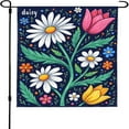 thumbnail image 1 of JJKBVCLO Panneaux de Jardin Double Renard Floral Résistant, 1 of 5
