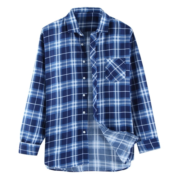 Mens Shirts XL Long Sleeved Spring Fashion Casual Plaid Comfortable Breathable Gathering Vacation Blue Button Down Tops Sizes XL