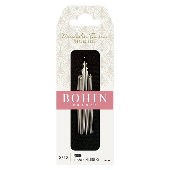 Bohin Mode Straw Milliners Needles (15pk)