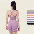 thumbnail image 6 of High-waist hip-lifting shorts for women, tight-fitting hip-lifting yoga pants, training peach hip gym pants, 6 of 7