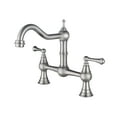 thumbnail image 5 of Clearance! Double Handle Widespread Kitchen Faucet with Traditional Handles, 5 of 8