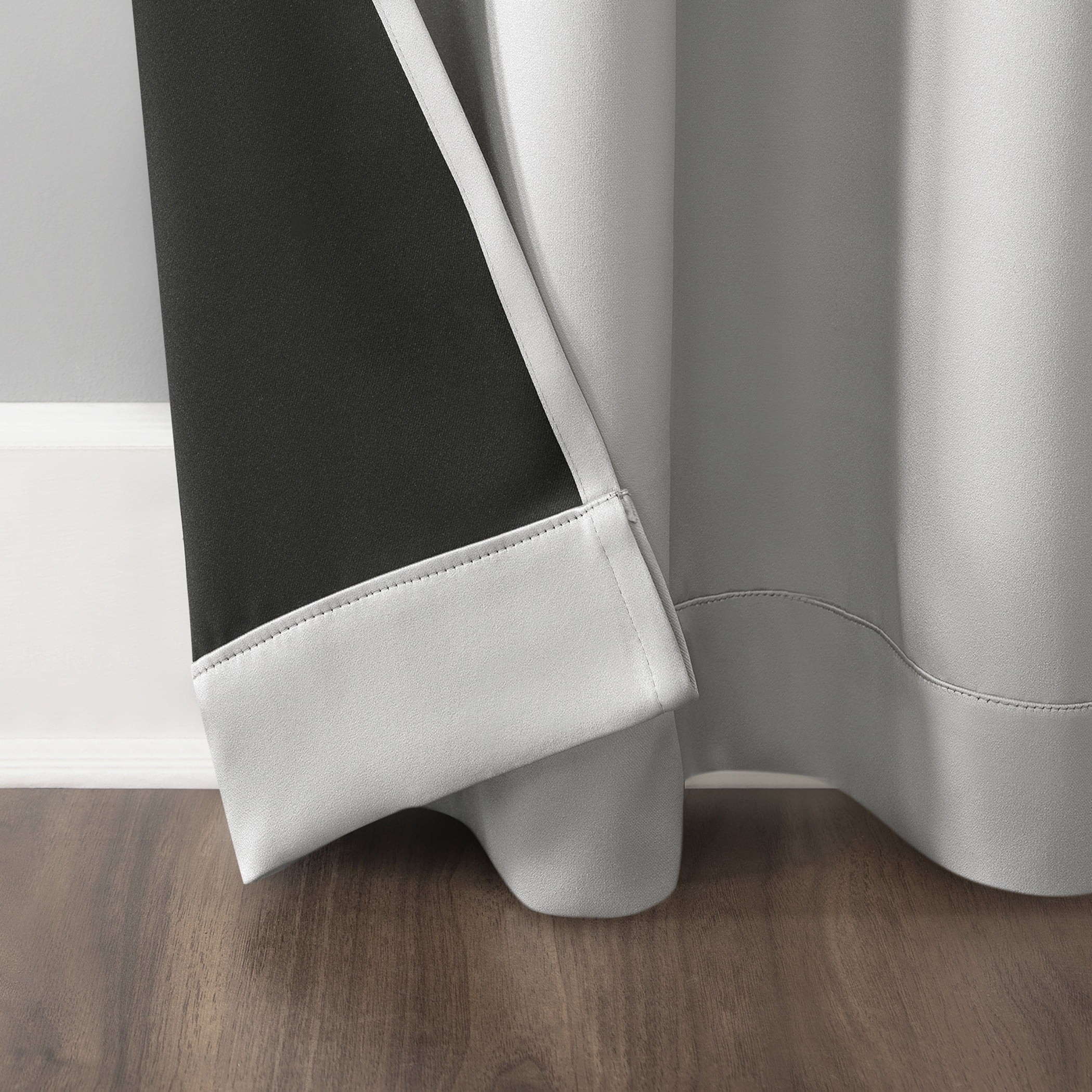 Sun Zero Avery Total 100% Blackout Grommet Curtain Panel, 40" x 63", Pearl