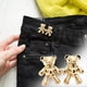 thumbnail image 3 of Cute Bear No-Sew Waist Button, Jean Buttons Pins For Loose Jeans Waist Button, No Sewing Required, Waist Tighten Metal Waist Button Pin For Jeans, 3 of 3