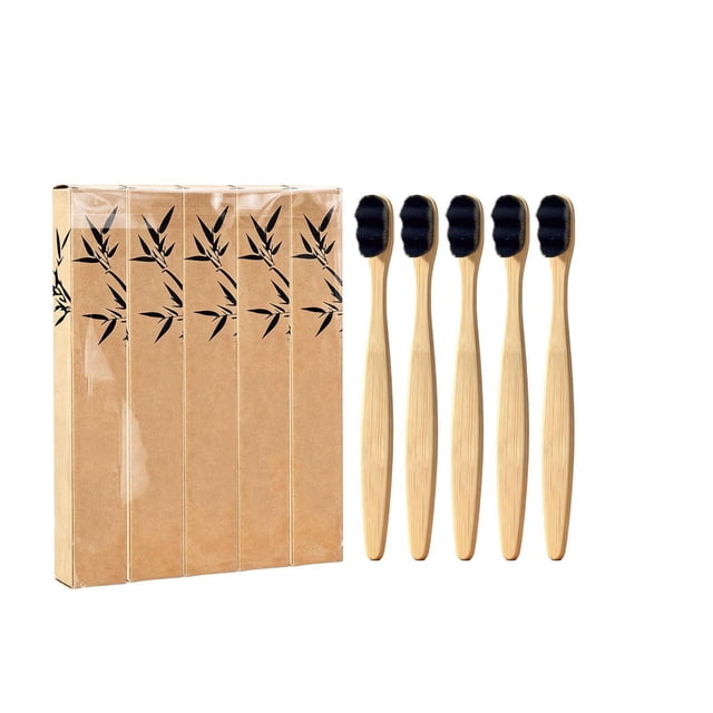 Teeth Cleaning Kit Wooden Multi Purpose Cleaning Home Decor Product (5 PCs) for Home and Daily Use