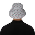 thumbnail image 5 of KLL Christmas Gnome 1 Bucket Hat for Women Men Packable Travel Beach Sun Hat Outdoor Rave Accessories Reflective Fisherman Cap, 5 of 7