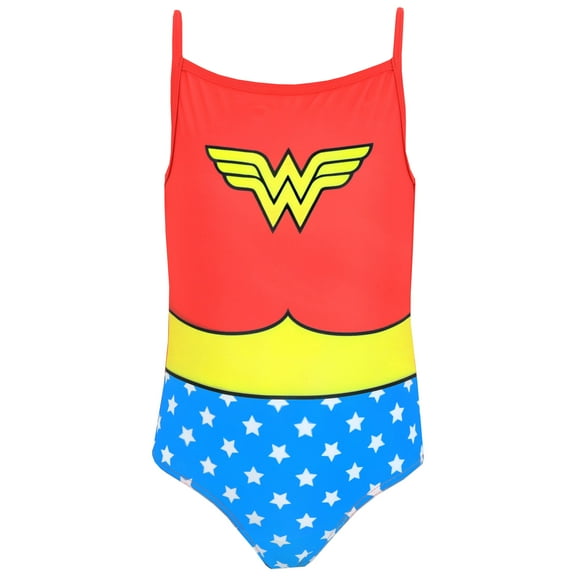 Wonder Woman Girls Swimming costume Sizes 3T - 12