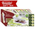 thumbnail image 7 of Brentwood Mandolin Slicer with 5 Cup Storage Container and 4 Interchangeable Stainless Steel Blades in Green, 7 of 7