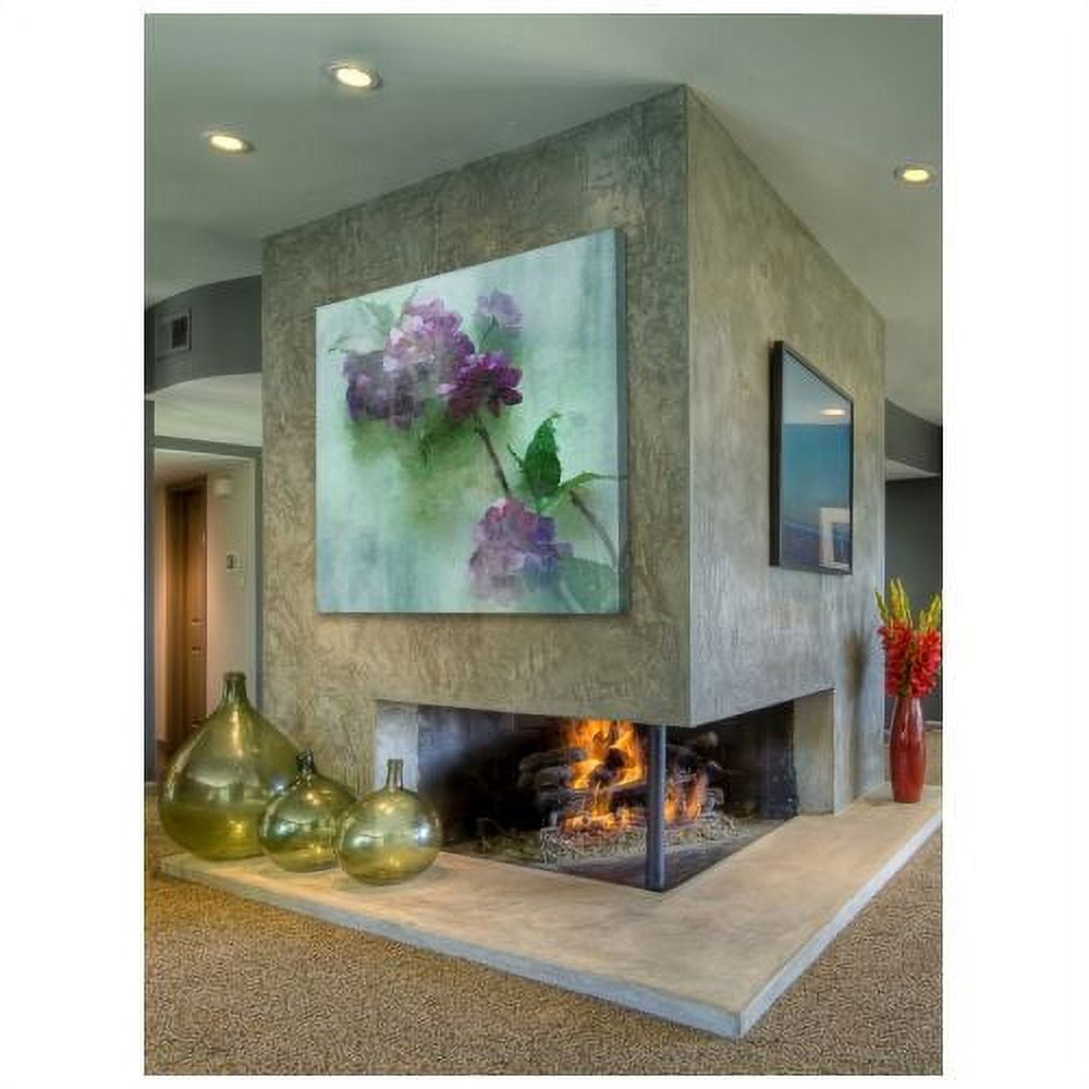 "Purple Sensation 3" Painting Print on Wrapped Canvas