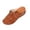 Brown, variant on Women Chain Accent Backless Mule Shoes Slip On Comfortable Footwear For Office Work Daily Casual Outdoor Activities