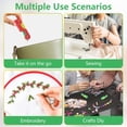 thumbnail image 4 of Automatic threader, a simple sewing machine tool, suitable for hand sewing and machine sewing needles, plastic threader, suitable for the elderly/beginners/DIY sewing crafts, color random.,6Pcs, 4 of 5