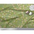 thumbnail image 2 of Soimoi Cotton Duck Fabric Leaves Printed Fabric 1 Yard 56 Inch Wide, 2 of 3