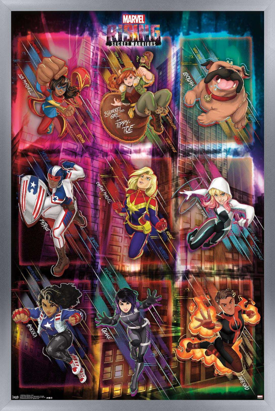 Marvel Comics TV Marvel Rising Secret Warriors Grid