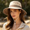 thumbnail image 2 of Sun Hats for Women Unisex Hat Western Cowboy Wide Brim Beach Hat Outdoor Activities Sun Protection Cap, 2 of 4
