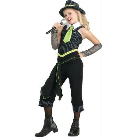 Girl's Gangster Moll Halloween Costume