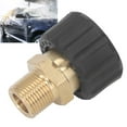 thumbnail image 4 of Pressure Washer Adapter, 5000PSI Connection Device Pressure Washer Quick Connect Kit Power Washer Accessories Brass and Rubber Construction and Removable Housing for, 4 of 7
