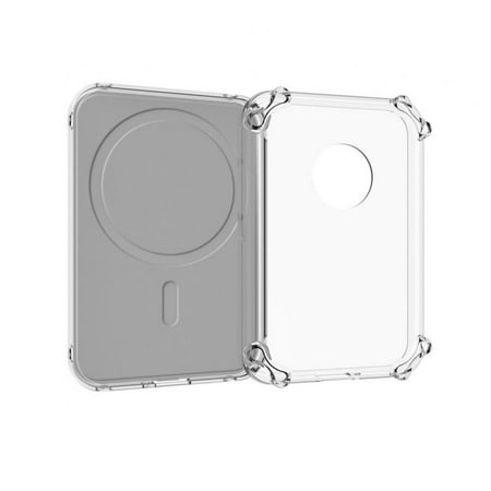 Clear Protective Case for Magsafe Battery Pack, Lightweight Soft Anti Scratch Anti Slip TPU Cover for Apple MagSafe Portable Charger (Clear)