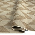 thumbnail image 4 of Nicole Miller New York Patio Country Calla Contemporary Herringbone Indoor/Outdoor Area Rug, Brown/Beige, 6'6"x9'2", 4 of 9