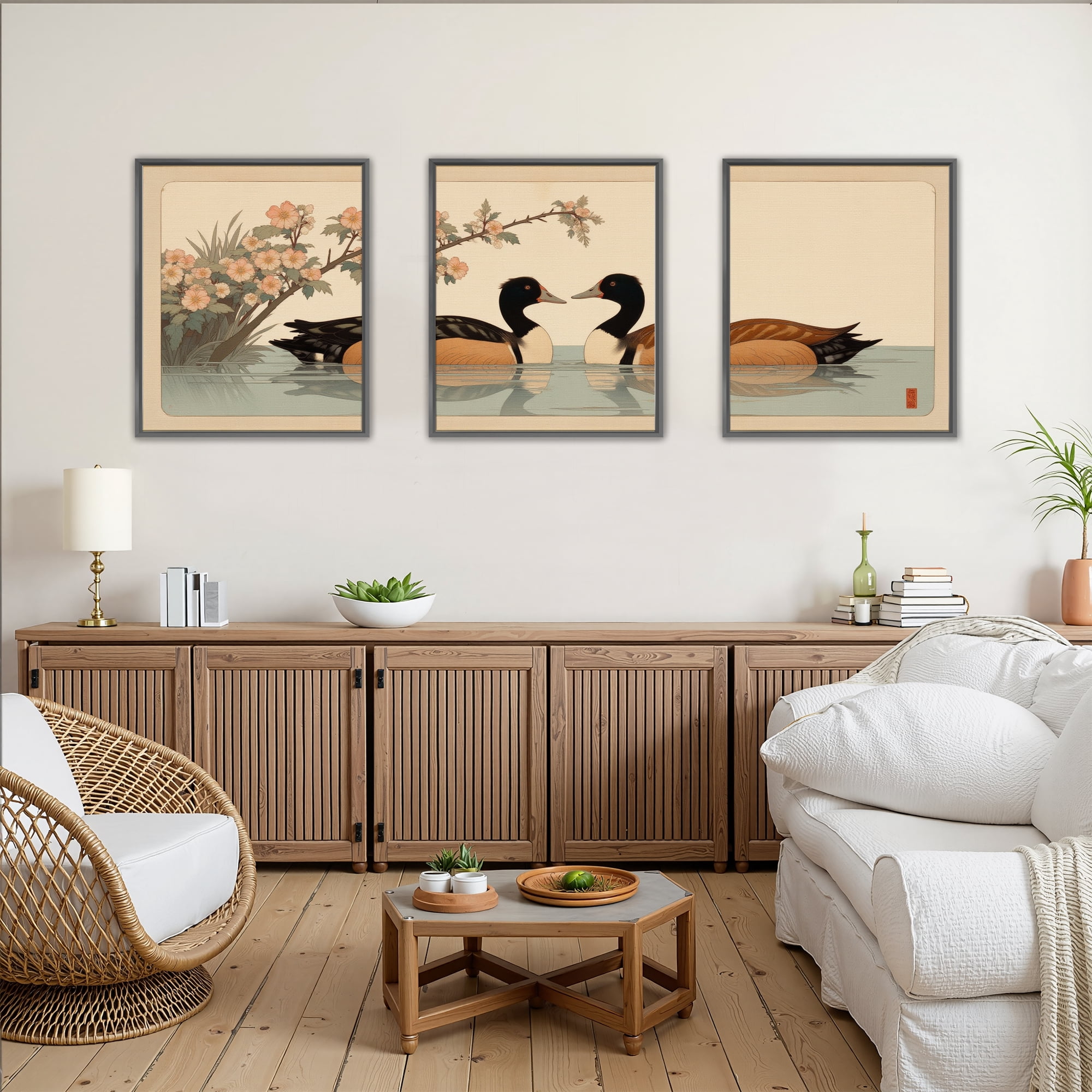 MAYEERTY Modern Abstract Wall Art Painting, Living Room Decor, Black Aluminum Alloy Frame, 23.6"x15.8"