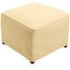 Dorel - Ottoman Slipcover, Butter