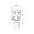 thumbnail image 6 of Patio Exterior Metal-Plastic Sliding Doors / Patio 8166 White Silk 72" x 80" Left active door / Tempered Clear Glass Bypass Door, 6 of 6