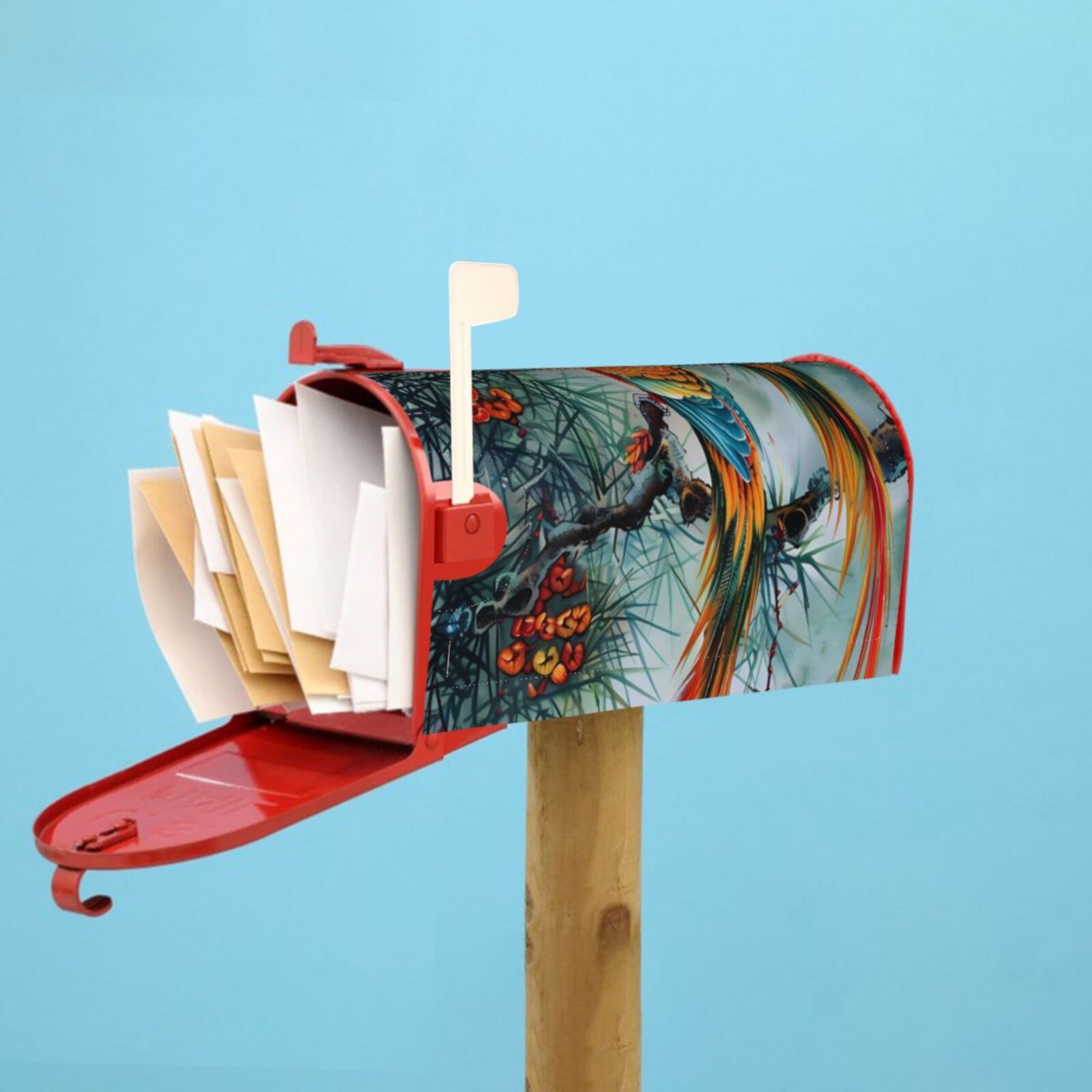 Kdxio Magnetic Mailbox Cover 21x18 in Mailbox Cover Outdoor Decoration Holiday Mailbox Covers for Home Garden Yard-21x18 in