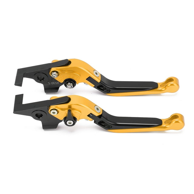 Palanca de embrague de freno ajustable para motocicleta Reemplazo de aleación de aluminio CNC para YAMAHA TMAX 530 2012-2019Oro