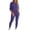 PP2, variant on Sweatsuits Women 2 Piece Outfit Solid Color Crewneck Long Sleeve Sweatshirt with Trousers Casual Elegant Womens Tracksuit Set Black L